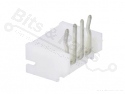 Box header JST PH 4-pin male connector 2mm haaks